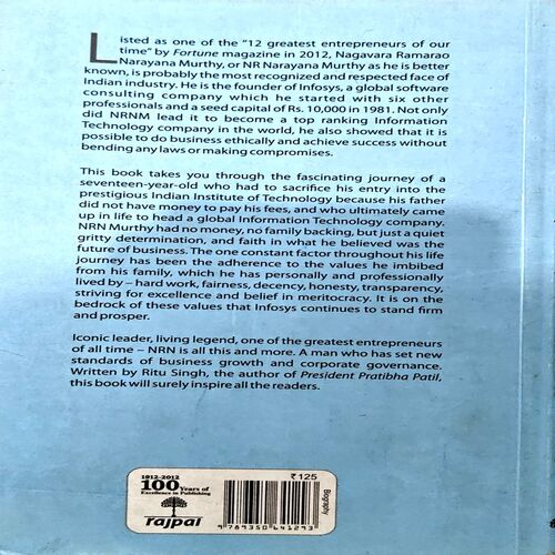 NR Narayan Murthy A Biography (pages 152)