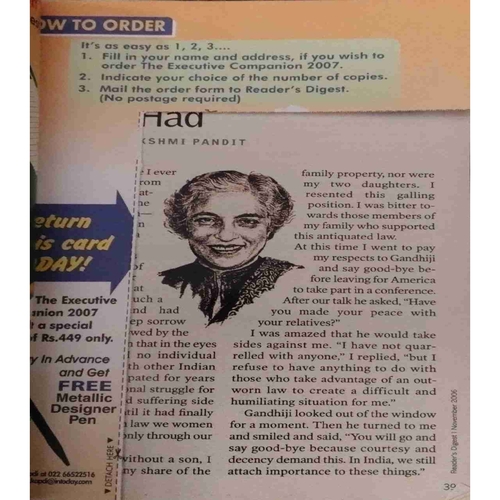 reader Digest ( November 2006)