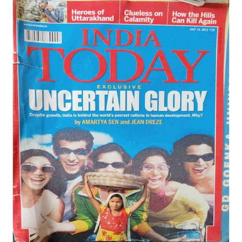 India Today (15 July 2013)cover page damage