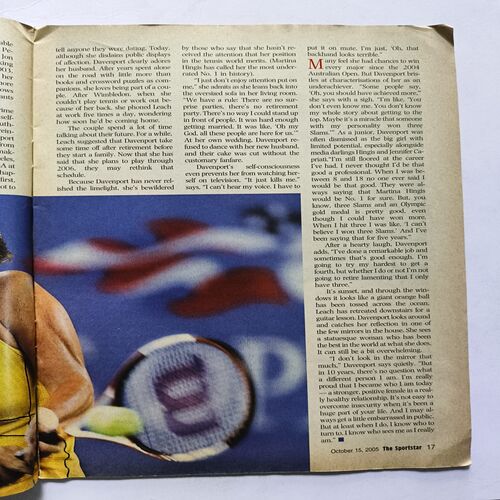 Sportstar ( October 2005 )