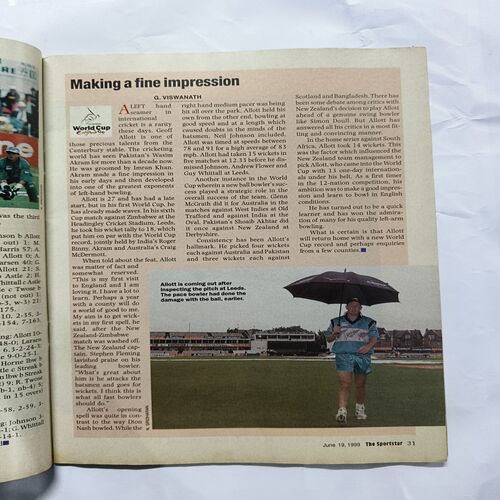 Sportstar ( june 1999 ) Sportstar ( june 1999 )