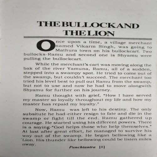 Document 2_10 Panchatantra ( No. Of Pages = 151 )