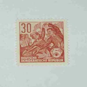 DEUTSCHE DEMOKATISCHE REPUBLIK 30 POSTAGE STAMP DEUTSCHE DEMOKATISCHE REPUBLIK 30 POSTAGE STAMP