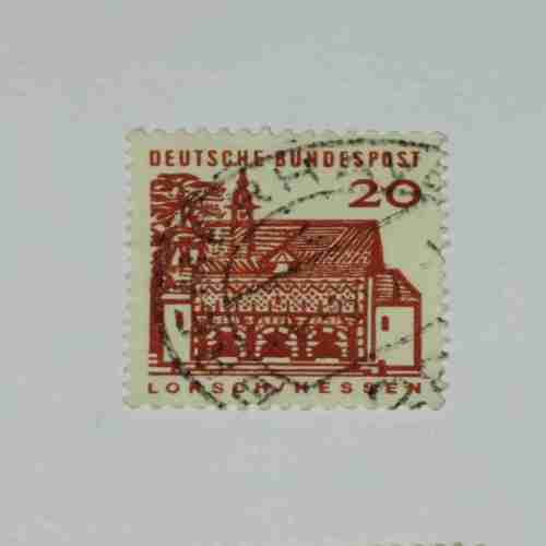 DEUTSCHE BUNDESPOAT 20 POSTAGE STAMP DEUTSCHE BUNDESPOAT 20 POSTAGE STAMP