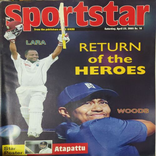 Sportstar ( 23rd April 2005 ) ( No Poster Inside ) Sportstar ( 23rd April 2005 ) ( No Poster Inside )