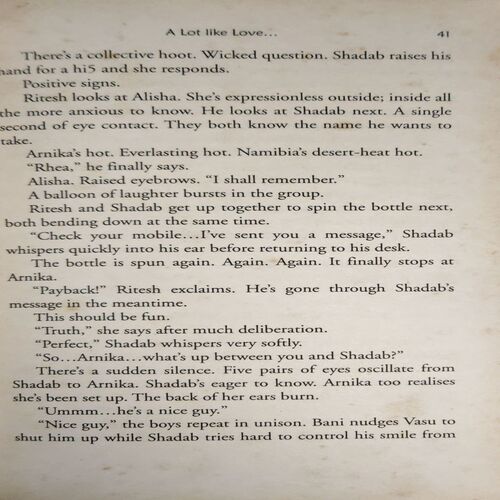 A lot like love ( By = Sumrit Shahi ) ( No. Of Pages = 181 )