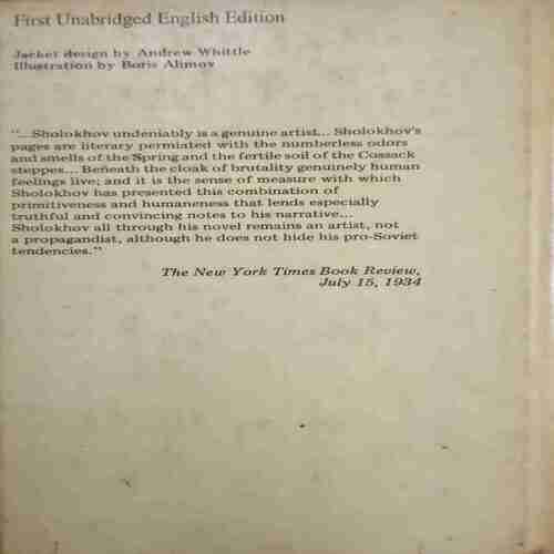 Document 2_28 Quiet Flows the Don ( by= Mikhail Sholokhov) (total page no= 860)