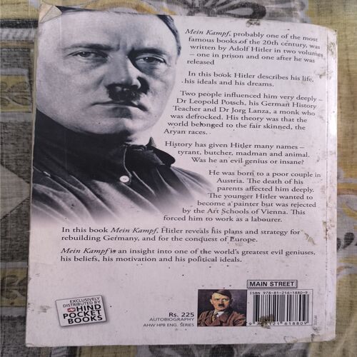 Adolf Hitler Mein Kamph Adolf Hitler Mein Kamph