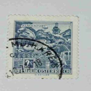 KLAGENFURT POSTAGE STAMP 2s KLAGENFURT POSTAGE STAMP 2s