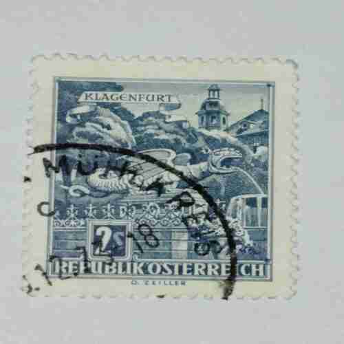 KLAGENFURT POSTAGE STAMP 2s KLAGENFURT POSTAGE STAMP 2s