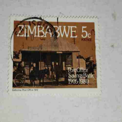 ZIMBABWE 5C POSTAGE STAMP ZIMBABWE 5C POSTAGE STAMP