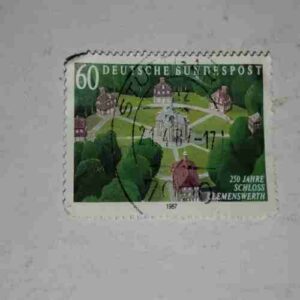 DEUTSCHE BUNDESPOAT 60 POSTAGE STAMP DEUTSCHE BUNDESPOAT 60 POSTAGE STAMP