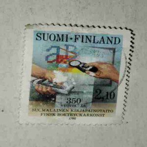 SUOMI-FINLAND 1992 POSTAGE STAMP SUOMI-FINLAND 1992 POSTAGE STAMP