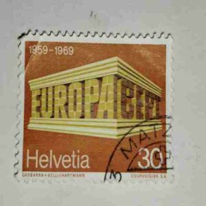 HELVETIA 30 POSTAGE STAMP HELVETIA 30 POSTAGE STAMP