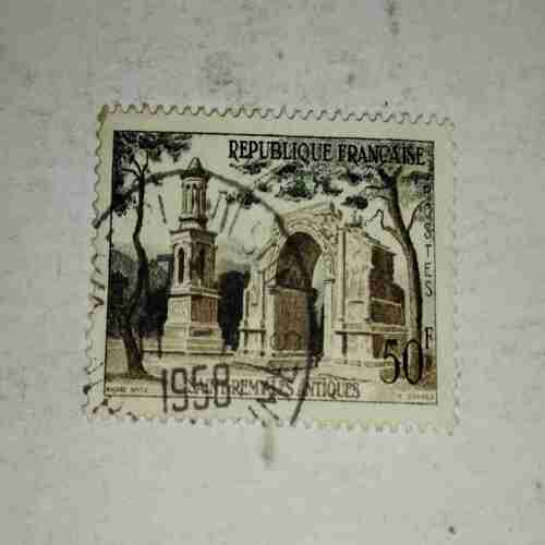 REPUBLIQUE FRANCAISE 50 POSTAGE STAMP REPUBLIQUE FRANCAISE 50 POSTAGE STAMP
