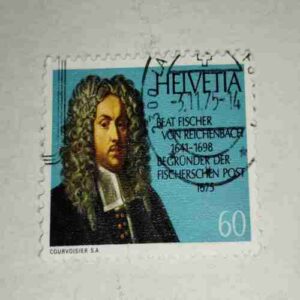 HELVETIA 60P POSTAGE STAMP HELVETIA 60P POSTAGE STAMP