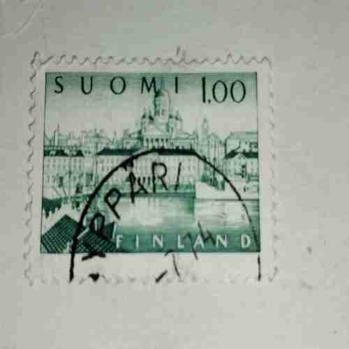 SUOMI-FINLAND 1.00POSTAGE STAMP SUOMI-FINLAND 1.00POSTAGE STAMP