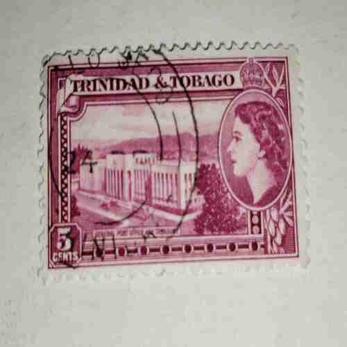 TRINIDAD & TOBAGO 5c POSTAGE STAMP TRINIDAD & TOBAGO 5c POSTAGE STAMP