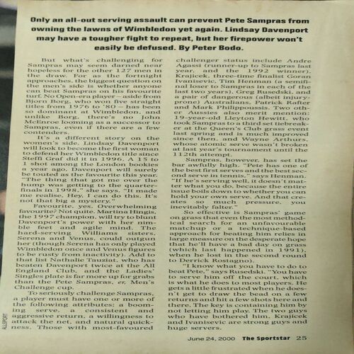 Document 3_5 Sportstar ( 24th JUne 2000 ) ( No Poster Inside )
