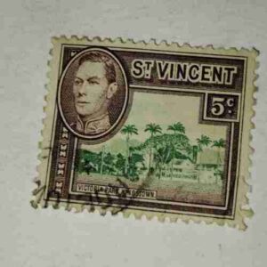 ST VINCENT 5C POSTAGE STAMP ST VINCENT 5C POSTAGE STAMP