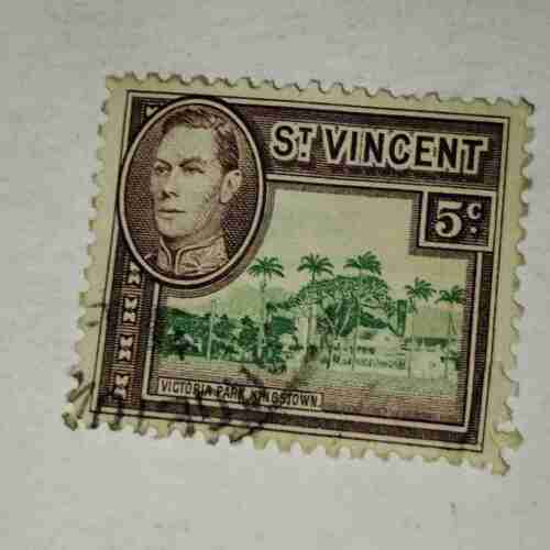 ST VINCENT 5C POSTAGE STAMP ST VINCENT 5C POSTAGE STAMP