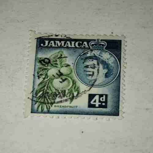 JAMAICA 4D POSTAGE STAMP JAMAICA 4D POSTAGE STAMP