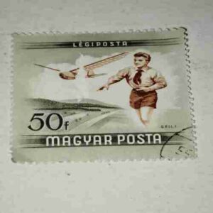 MAGYAR POSTA 50f POSTAGE STAMP MAGYAR POSTA 50f POSTAGE STAMP