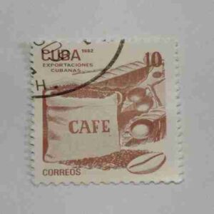 CUBA CAFE POSTAGE STAMP CUBA CAFE POSTAGE STAMP
