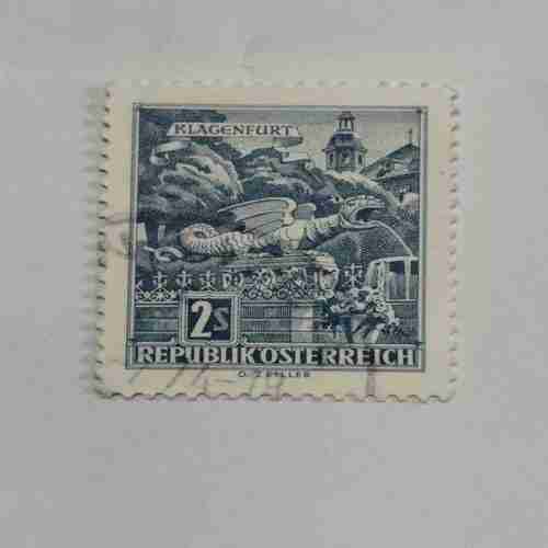KLAGENFURT POSTAGE STAMP 2s KLAGENFURT POSTAGE STAMP 2s