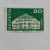 HELVETIA 20P POSTAGE STAMP HELVETIA 20P POSTAGE STAMP