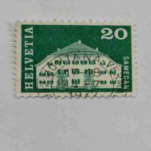 HELVETIA 20P POSTAGE STAMP HELVETIA 20P POSTAGE STAMP
