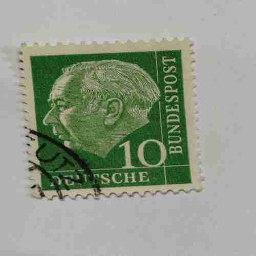 BUNDESPOST 10. POSTAGE STAM BUNDESPOST 10. POSTAGE STAM