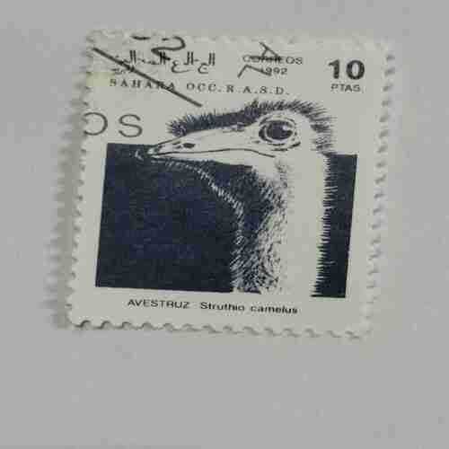 SAHARA OCC. R.A.S.D. 10PTAS POSTAGE , 1992 CORREOS STAMP