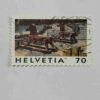 HELVETIA 70P POSTAGE STAMP HELVETIA 70P POSTAGE STAMP