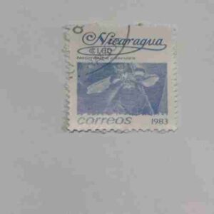 NICARAGUA 1.00$ POSTAGE STAMP , CORREOS 1983 NICARAGUA 1.00$ POSTAGE STAMP , CORREOS 1983
