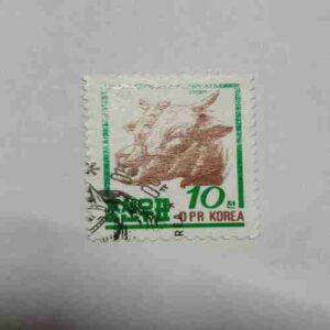 KOREA POSTAGE STAMP 10 Chon,1990 KOREA POSTAGE STAMP 10 Chon,1990