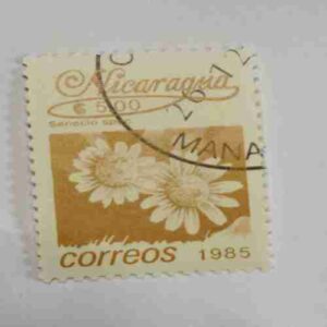 NICARAGUA 5.00$ POSTAGE STAMP , CORREOS 1985 NICARAGUA 5.00$ POSTAGE STAMP , CORREOS 1985