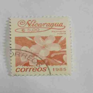 NICARAGUA 5.00$ POSTAGE STAMP , CORREOS 1985 NICARAGUA 5.00$ POSTAGE STAMP , CORREOS 1985