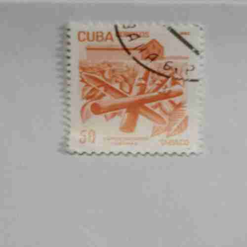 CUBA CITRICOS 50 CORREOS POSTAGE STAMP CUBA CITRICOS 50 CORREOS POSTAGE STAMP