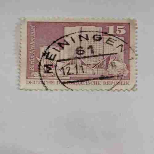GERMAN DDR 50Cent POSTAGE STAMP GERMAN DDR 50Cent POSTAGE STAMP