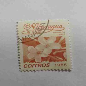 NICARAGUA 5.00$ POSTAGE STAMP , CORREOS 1985 NICARAGUA 5.00$ POSTAGE STAMP , CORREOS 1985