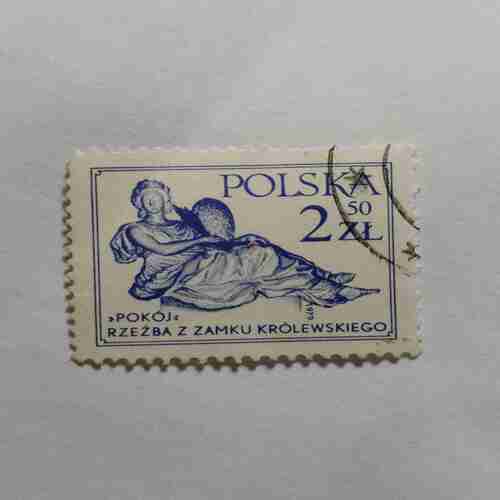 POLSKA 2ZL KONARZEWSKI POSTAGE STAMP POLSKA 2ZL KONARZEWSKI POSTAGE STAMP