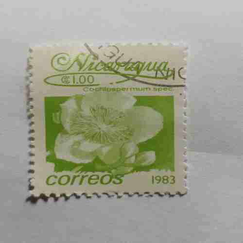 NICARAGUA 1.00$ POSTAGE STAMP , CORREOS 1983 NICARAGUA 1.00$ POSTAGE STAMP , CORREOS 1983