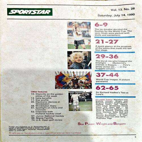 Sportstar (14 July 1990)