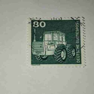 DEUTSCHE BUNDESPOST 80 POSTAGE , TRAKTOR STAMP