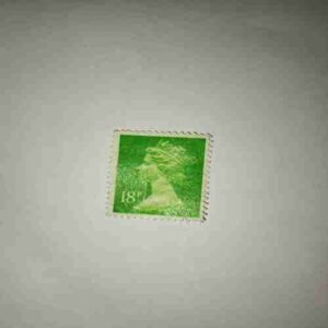 GREAT BRITAIN QUEEN ELIZABETH 18Pence POSTAGE STAMP GREAT BRITAIN QUEEN ELIZABETH 18Pence POSTAGE STAMP