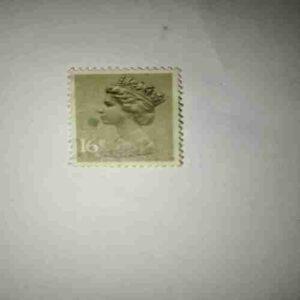 GREAT BRITAIN QUEEN ELIZABETH 16Pence POSTAGE STAMP GREAT BRITAIN QUEEN ELIZABETH 16Pence POSTAGE STAMP