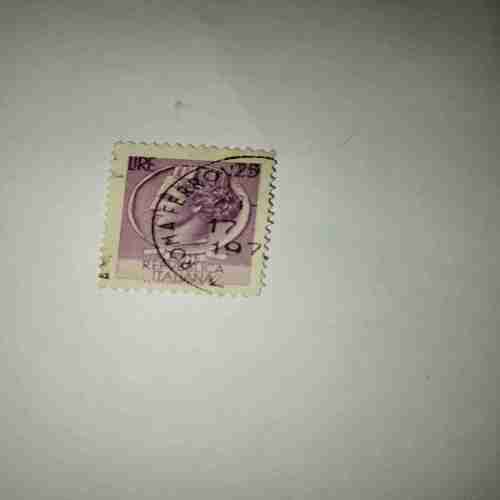 REPVBBLICA ITALIANA 25 POSTAGE STAMP REPVBBLICA ITALIANA 25 POSTAGE STAMP