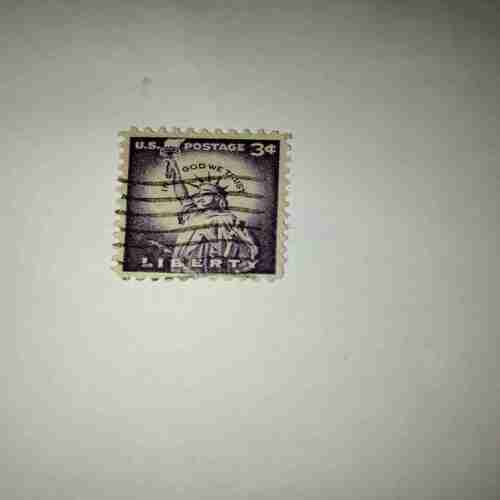 U.S. LIBERTY 3Cent POSTAGE STAMP U.S. LIBERTY 3Cent POSTAGE STAMP
