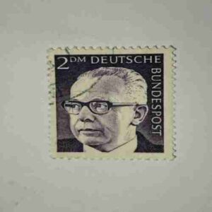 DEUTSCHE BUNDESPOST 2DM POSTAGE STAMP DEUTSCHE BUNDESPOST 2DM POSTAGE STAMP